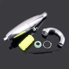 1/8 Nitro Rc Car Exhaust Pipe For Hpi Trophy D8S Savage Buggy Truggy Truck