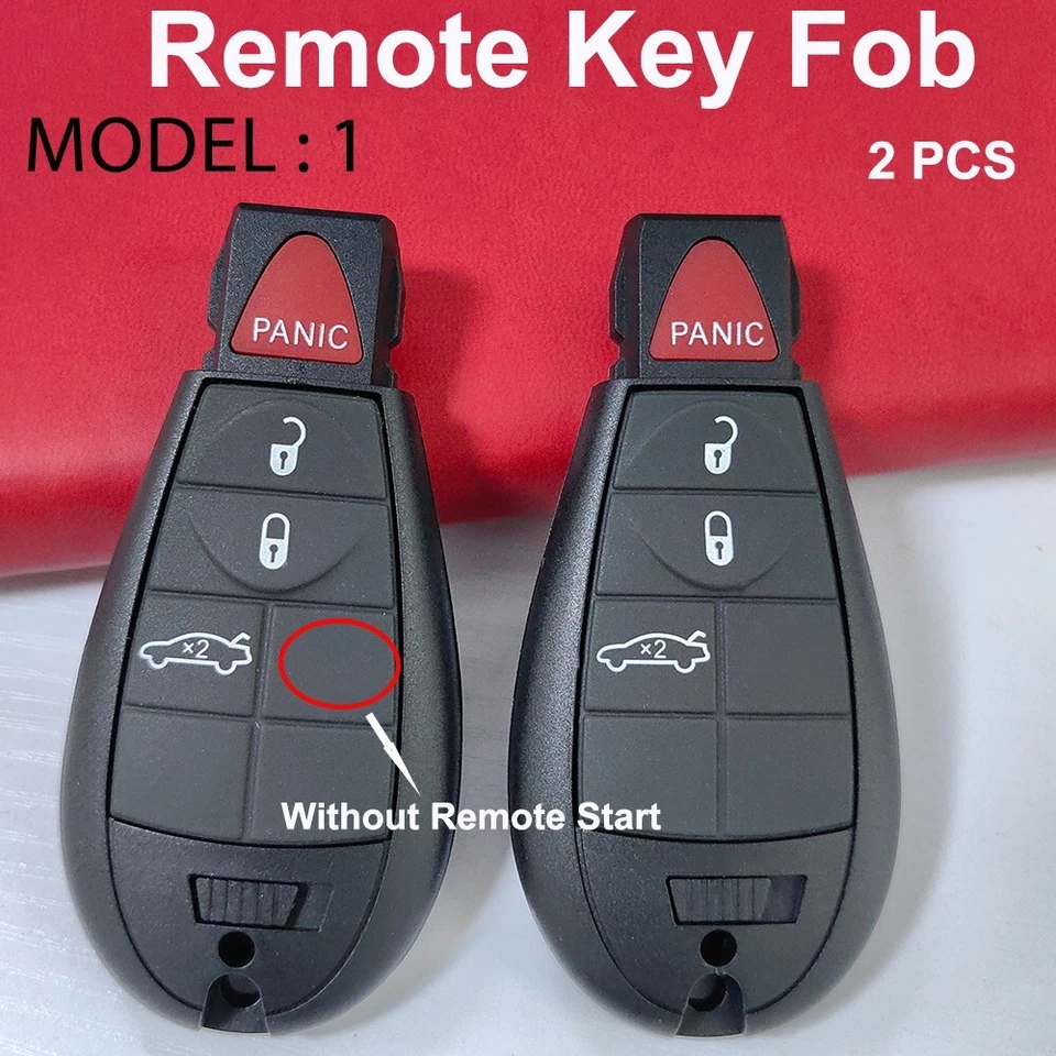 For 2008 2009 2010 2011 2012 2013 2014 Dodge Challenger Charger Reomte Key Fob - Image 4 of 4
