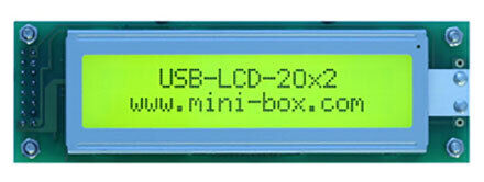 PicoLCD 20x2 (OEM) Programmierbares USB LCD - Afbeelding 1 van 1