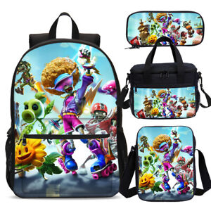 Plants vs. Zombies Backpack Kids Gaming Bookbag Insulated Lunchbox Sling Bag Lot | eBay