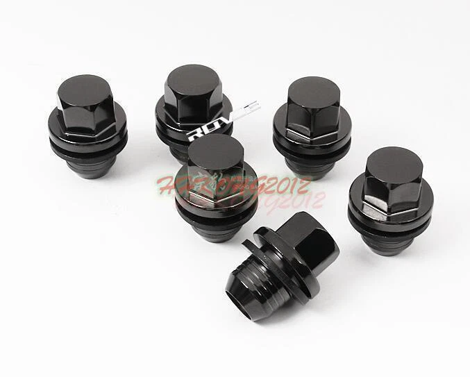 LAND ROVER DEFENDER 90/110/130 Gloss Black Capped Alloy Wheel Nuts Set of 20 — 第 4/4 张图片