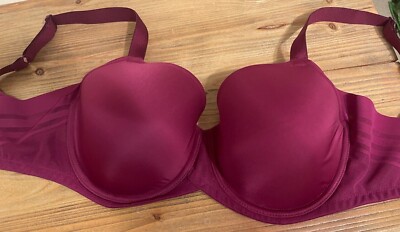 Paramour by Felina SAMPLE Marvelous Side Smoothing T-Shirt Bra, 36D, 42C, NIB