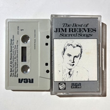 The Best of Jim Reeves- Sacred Songs Cassette Tape 1974 RCA Country Tested