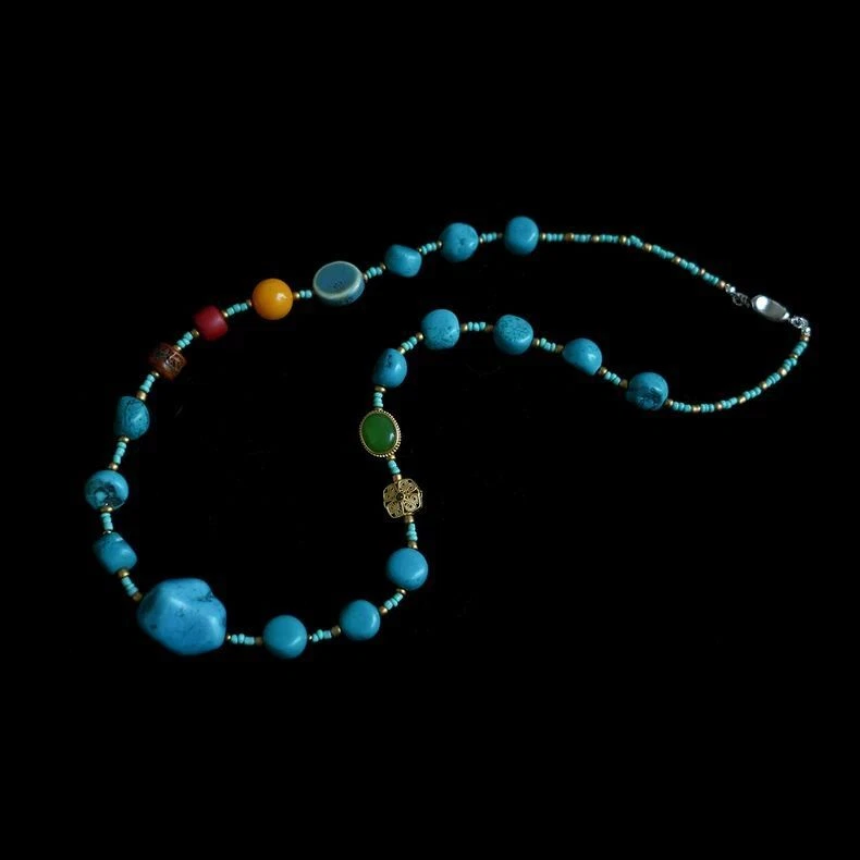 VETEMENTS Collana Tibetana Gioielli Collare Catena Abbigliamento Tibetano Accessori Donna