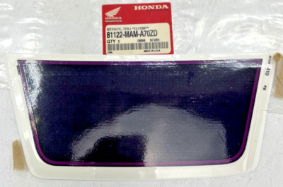 NOS HONDA MOTORCYCLE 95-96 GL1500SE AC, A TRUNK LID STRIPE DECAL 81122-MAM-A70ZD