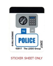 LEGO 60135 - City: Police - ATV Arrest - STICKER SHEET