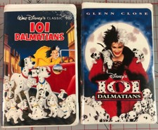 101 Dalmatians VHS 1992 Black Diamond Classic  1997 Glenn Close Edition 