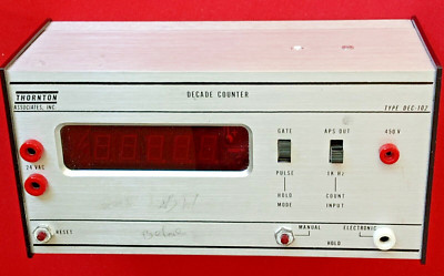 Decade Counter Thornton Associates Inc. DEC-102 LED Display Lab Unit Vintage