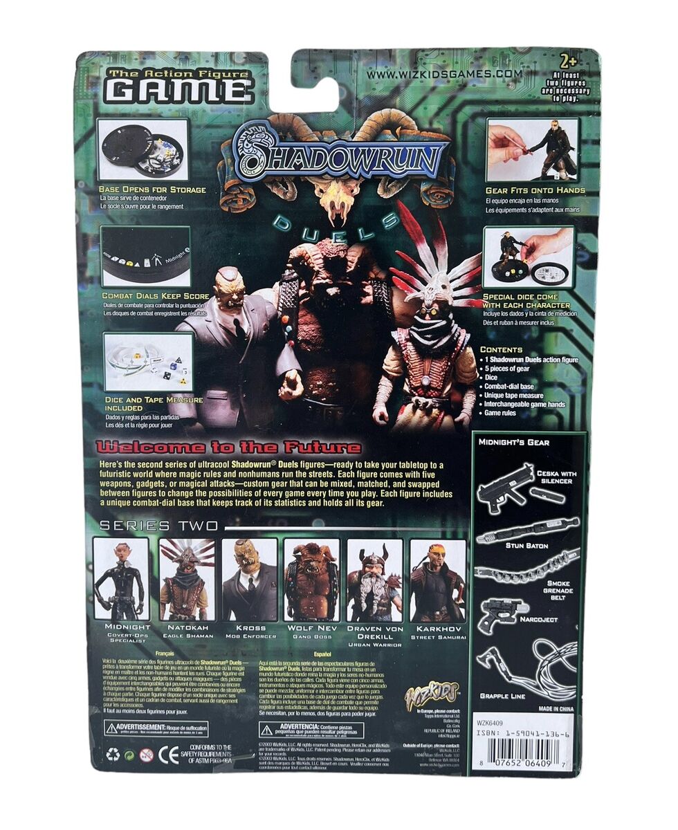 WizKids Shadowrun Duels シャドウラン　　5体セット Shadowrun Duels Midnight Covert Ops Specialist Action Figure