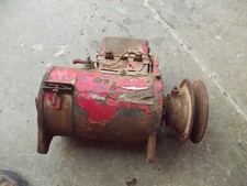 Farmall H M Ih Tractor Good Working 6v Generator W/ Drive Pulley