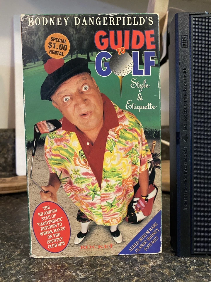 Rodney Dangerfield Guide To Golf Style & Etiquette (VHS, 1996) Rare HTF Obscure - Image 2 of 4