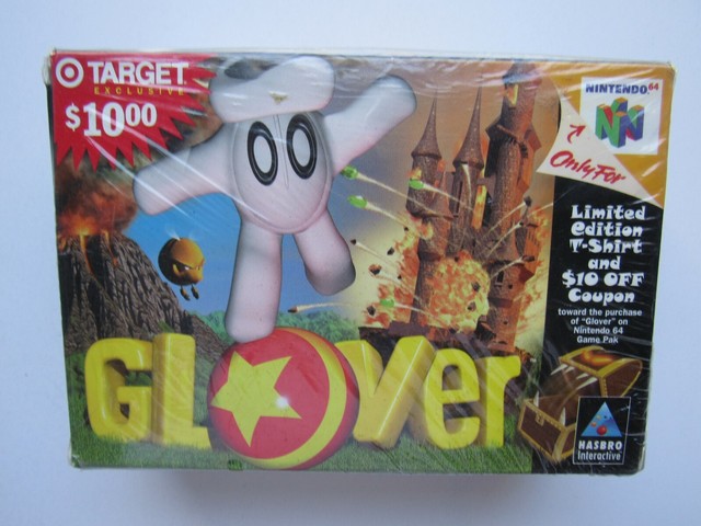 New Glover N64 Nintendo 64 T Shirt Factory Sealed Video Game Promo Nib Nos Ebay