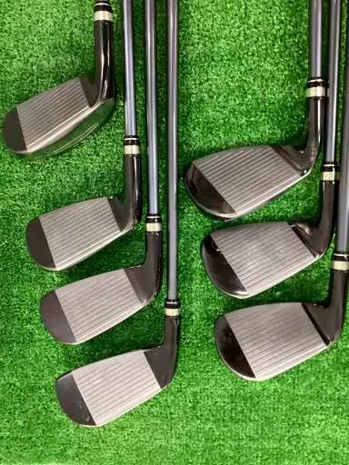 2011 PRGR egg 5~Aw 7pc original Carbon S-flex M-43 IRON SET Golf Clubs R526 - Image 3 of 4