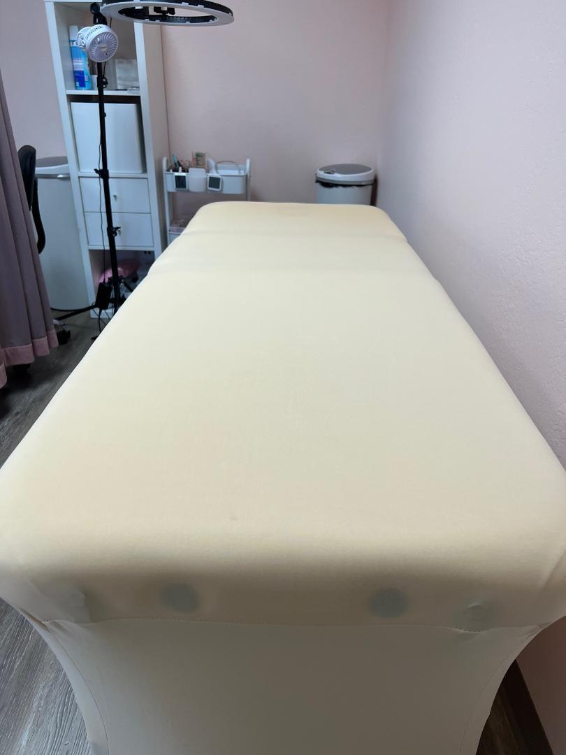 Massage Facial Bed Cover Protector Topper Black White eBay