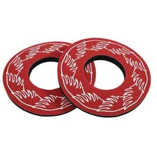 SE BIKES GRIP DONUTS - DONUTS - BIKE LIFE - WING DONUTS - SET OF 2 - RED