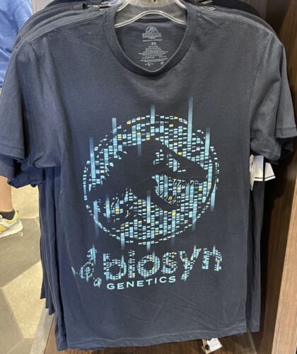 Universal Studios Jurassic World Biosyn Genetics T-Rex Adult T-Shirt 2XL - Picture 12 of 12