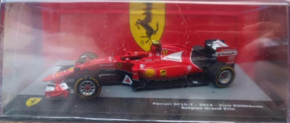 FERRARI F1 COLLECTION FERRARI SF15-T-2015-KIMI RÄIKKÖNEN-BELGIAN GRAND PRIX N#87 - Immagine 2 di 4