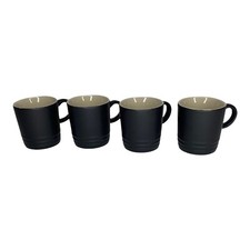 Le Creuset Set of 4 3.5oz Espresso Mug Second Choix - Matte Black