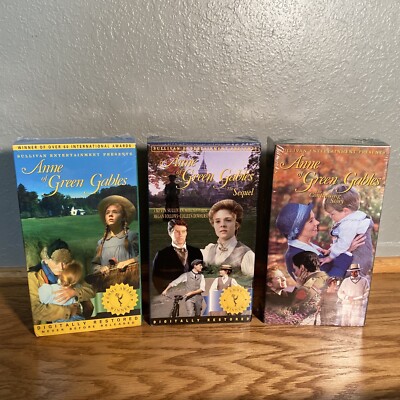 Anne of Green Gables, The Sequel & The Continuing Story VHS Set Of