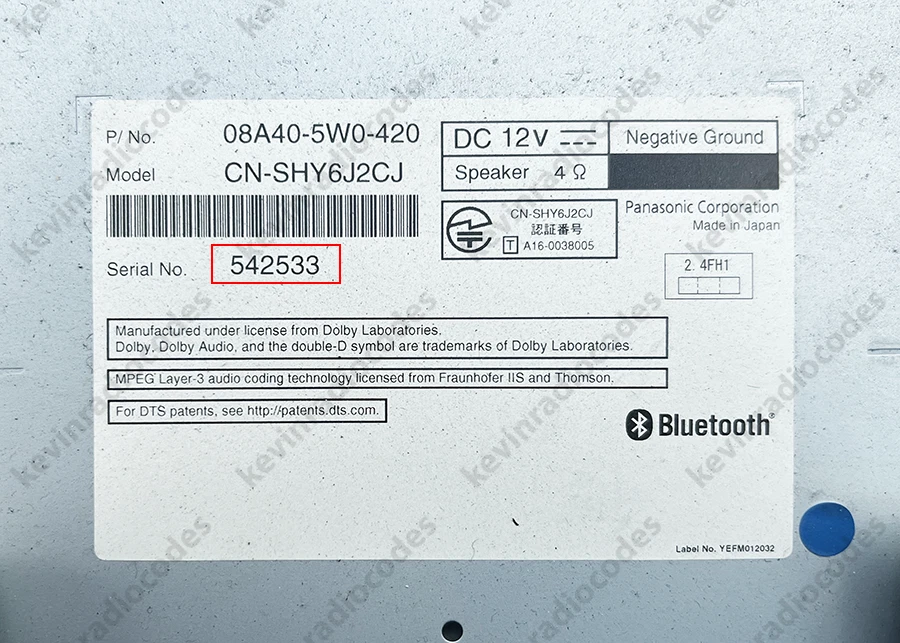 ✅HONDA RADIO DEKODIEREN PIN CODE ACCORD CIVIC CR-V CR-X HR-V JAZZ PRELUDE ZR-V✅ - Bild 4 von 4