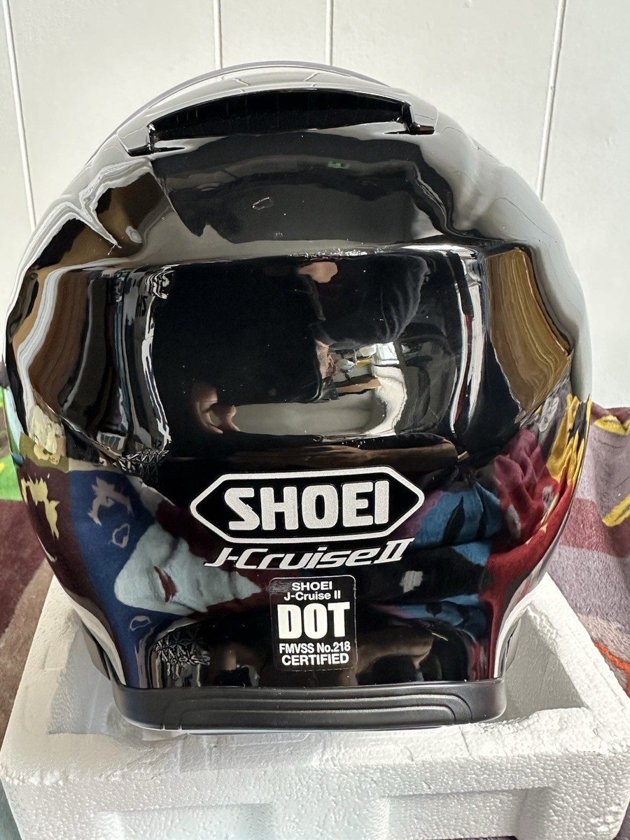 SHOEI J-CRUISE II 2 GLOSS BLACK HELMET SIZE SMALL S | eBay