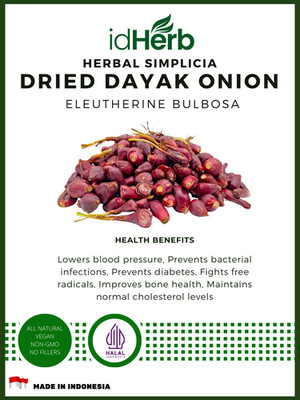 [idHerb] 50-400 Gramm getrocknete Dayak Zwiebel Eleutherine Bulbosa Bio...
