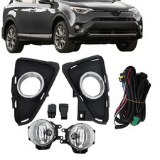 waltyotur Pair Driving Fog Lamps Assembly Replacement for RAV4 2016 2017...