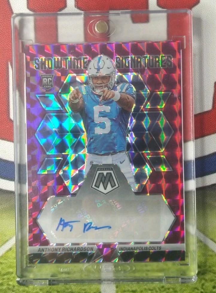 2023 Anthony Richardson Mosaic Rookie Auto Showtime Signatures /15