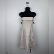 NWT Reformation Women Zara Linen Mini Dress Size 8