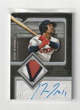 2025 Topps Flagship - Jose Ramirez Patch Auto Platinum 1/1  Guardians 