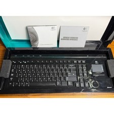 Logitech Cordless MediaBoard Pro PS3 Bluetooth Keyboard, Touchpad, Black, WORKS