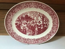 VTG Homer Laughlin ‘Bountiful Harvest’ Serving Platter 1950’s Thanksgiving