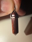 Pendant Amulet Sterling Silver w/ Mahogany Obsidian stone. Beautiful Piece. — photo 4