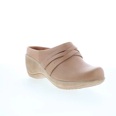 SoftWalk Mackay sabot pour femmes en cuir brown - Photo 1/4