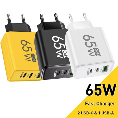 GaN PD 65W Charger – USB-C Type-C Phone Adapter with Quick Charge 3.0 - Picture 21 of 28