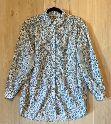 Solumbra Sun Shirt Womens S SPF 100+ Long Sleeve Button Up UV Protection