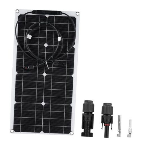 Solar Panel Kit 25W 16V, Portable Outdoor Waterproof Flexible Solar Panel