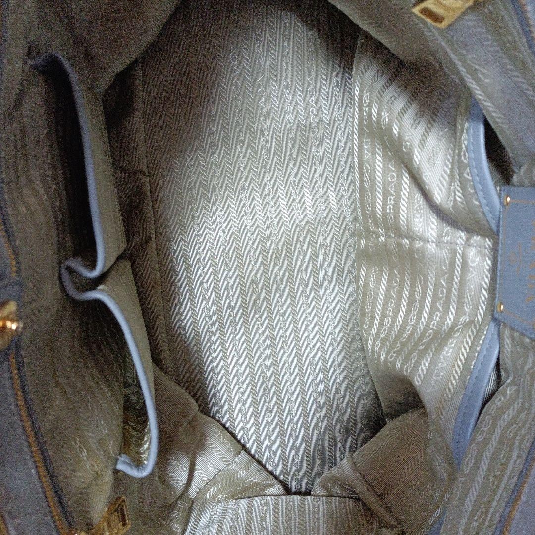 PRADA Gray Canvas Shoulder Bag thumbnail 13