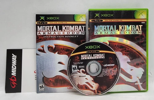 Mortal Kombat: Armageddon - XBOX - Complete w/ Game, Case, Cover, Manual & Reg