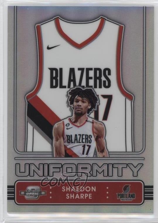 2022-23 Panini Contenders Optic Uniformity Shaedon Sharpe #29 1e6a