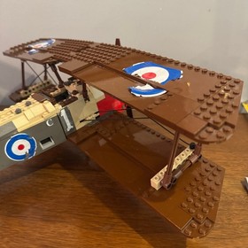 Lego 3451 Sopwith Camel Biplane & 10024 Red Baron Airplane Building Set *READ