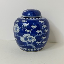 蓝色和白色罐在中国古董花瓶| eBay