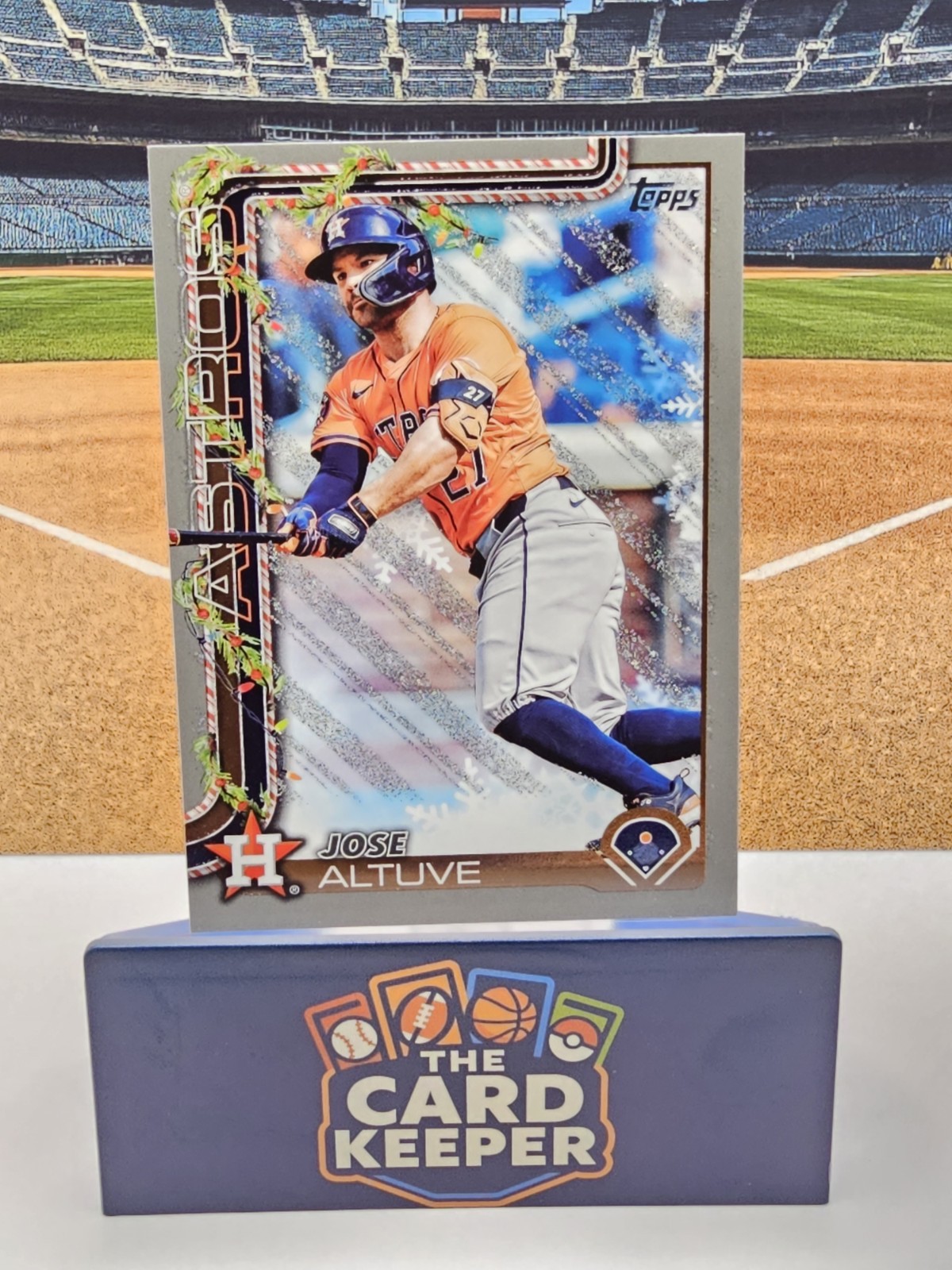 Jose Altuve #H163 Baseball Cards 2025 Topps Holiday trading card — raw and PSA graded price guide