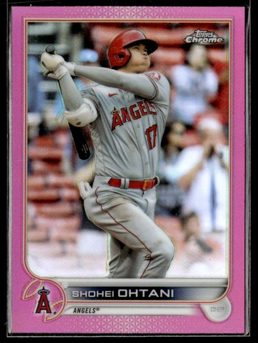 2022 Topps Chrome #1 Shohei Ohtani Pink Refractor