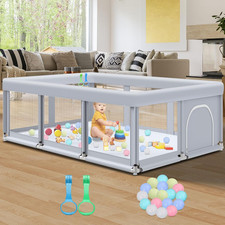 74"  50" Large Baby Playpen, Baby Playard for Babies and Toddlers, Playpen for I