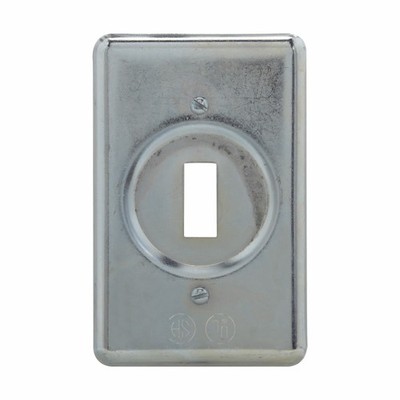 Eaton DS32 SW CVR Snap/Toggle Switch Cover 4.28''x2.75'' Steel Single Gang
