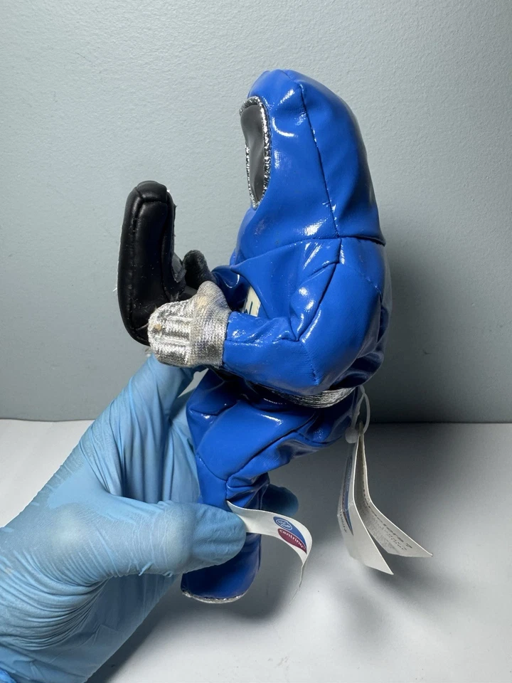 Intel Inside Centrino Glossy Blue Bunny People Plush Holding Laptop NWT - Image 2 of 4