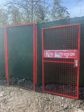 1x Temporary Site Fence Gate £100+vat Pedestrian Event Panel Security Mesh Heras
