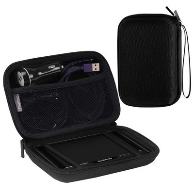 MoKo Universal Heavy Duty Hard Shell GPS Sat Nav Case for 5 5'', Matte Black 