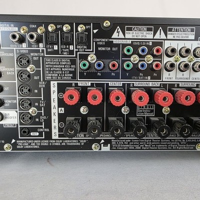 Pioneer VSX-D811S 7.1 Channel 600 Watt Receiver for sale online | eBay